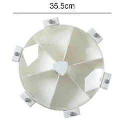 Space Savvy Küche & Esszimmer-360° drehbarer, wandmontierter Getreidevorratsbehälter