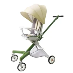 Kinder The Decor Haven Kinderwagen & Zubehör-360° drehbarer, zusammenklappbarer Kinderwagen – Reise-Kinderwagen