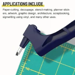 Cozy Living Heimwerkzeuge-360° drehbares Bastelwerkzeug – vielseitiges Kunstklingenwerkzeug