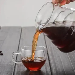 Tom Küche & Esszimmer-800 ml Kaffeekessel aus Glas – Stilvoller Cloud Brew Pot für perfektes Brühen