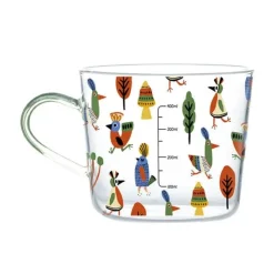 Plates u0026 More Küche & Esszimmer-500 ml Messbecher aus Glas – Küchenmessbecher mit Henkel