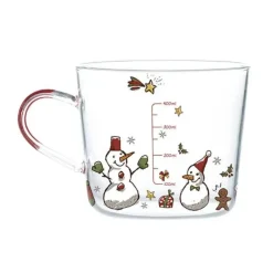 Plates u0026 More Küche & Esszimmer-500 ml Messbecher aus Glas – Küchenmessbecher mit Henkel