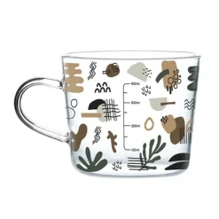 Plates u0026 More Küche & Esszimmer-500 ml Messbecher aus Glas – Küchenmessbecher mit Henkel