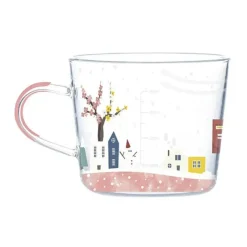 Plates u0026 More Küche & Esszimmer-500 ml Messbecher aus Glas – Küchenmessbecher mit Henkel