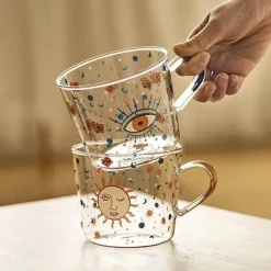 Plates u0026 More Küche & Esszimmer-500 ml Messbecher aus Glas – Küchenmessbecher mit Henkel