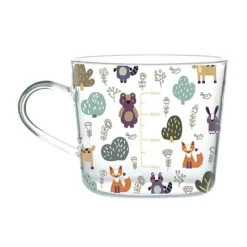 Plates u0026 More Küche & Esszimmer-500 ml Messbecher aus Glas – Küchenmessbecher mit Henkel