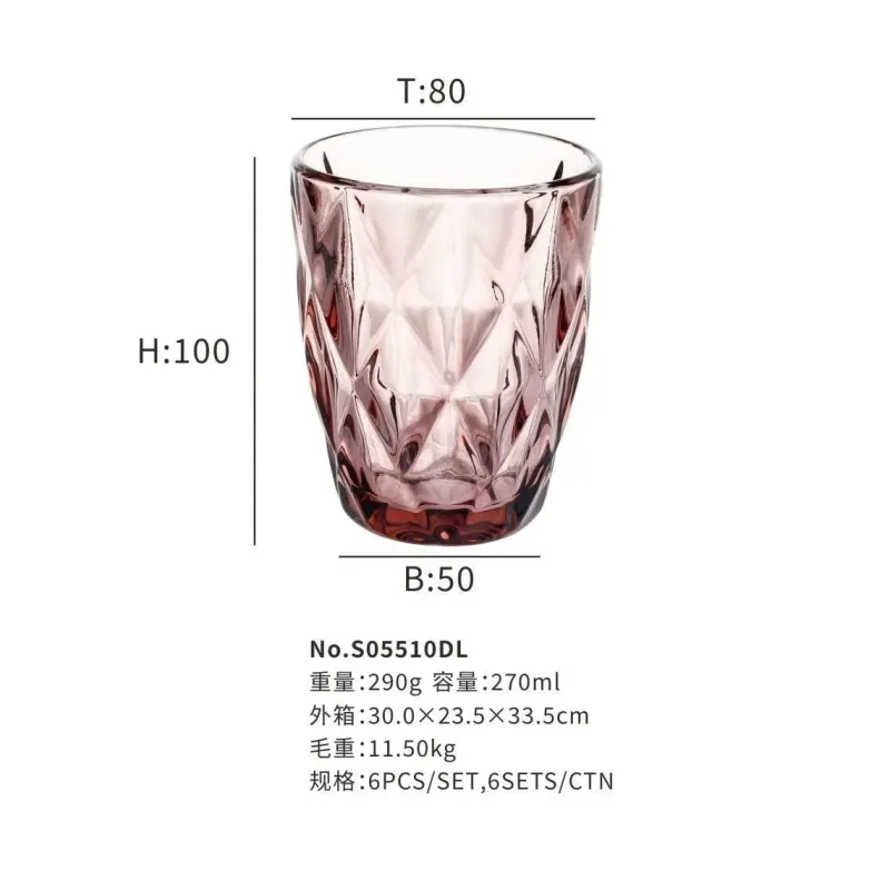 Plates u0026 More Küche & Esszimmer-240 ml Partygläser – Trinkgeschirr für kalte Getränke bei Zusammenkünften