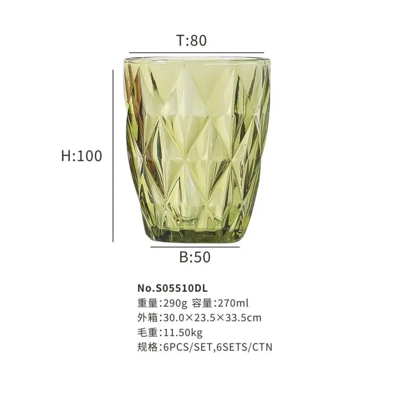 Plates u0026 More Küche & Esszimmer-240 ml Partygläser – Trinkgeschirr für kalte Getränke bei Zusammenkünften