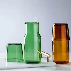 Plates u0026 More Küche & Esszimmer-500 ml Teekanne aus Borosilikatglas – kreative Tasse für kaltes Wasser und Milch