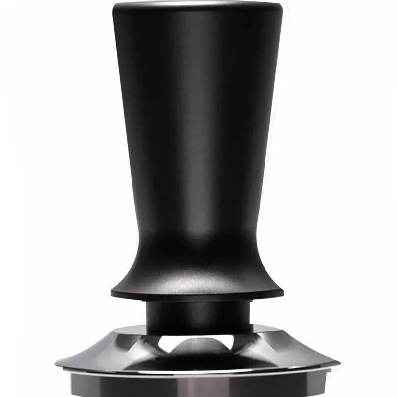Tom Küche & Esszimmer-51 mm Espresso-Kaffeestampfer mit Edelstahlbasis und Federgriff