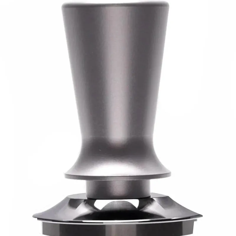 Tom Küche & Esszimmer-51 mm Espresso-Kaffeestampfer mit Edelstahlbasis und Federgriff