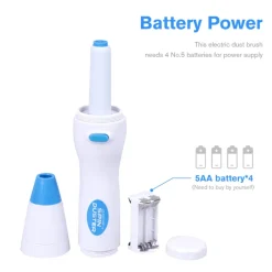 The Blissful Bath Badezimmer-360° rotierende elektrische Staubbürste – verstellbares Reinigungswerkzeug für einfaches Staubwischen