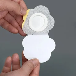 PureGlow Frauenpflege|Körperpflege-50 Stück Einweg-Rizinusölpflaster – Pflaumenblüten-Vliespflaster