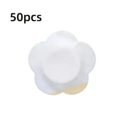 PureGlow Frauenpflege|Körperpflege-50 Stück Einweg-Rizinusölpflaster – Pflaumenblüten-Vliespflaster