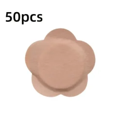 PureGlow Frauenpflege|Körperpflege-50 Stück Einweg-Rizinusölpflaster – Pflaumenblüten-Vliespflaster