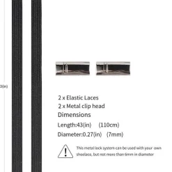 Damen Wilderness Haven Herrenschuhe|Damenschuhe-4 Stück magnetische Schnürsenkel aus Metall