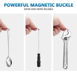 Damen Wilderness Haven Herrenschuhe|Damenschuhe-4 Stück magnetische Schnürsenkel aus Metall