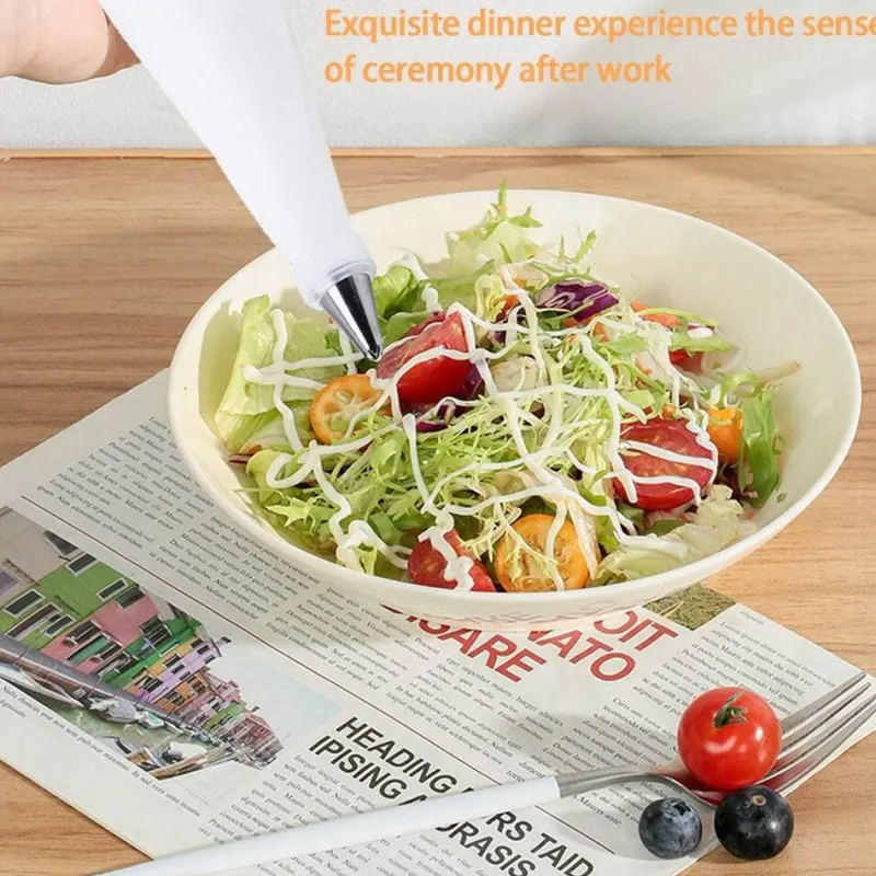 The Culinary Kit Küche & Esszimmer-4 Stück wiederverwendbare DIY-Spritzbeutel