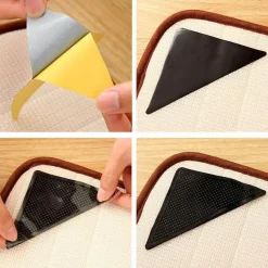 Comfort u0026 Style Gadgets Für Zuhause-4 Stück wiederverwendbare, rutschfeste Teppichaufkleber