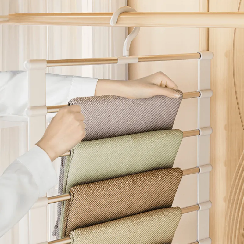 Space Savvy Aufbewahrung Und Organisation-Aalto Multi-Bar-Kleiderbügel – Stilvoller, platzsparender Kleider-Organizer