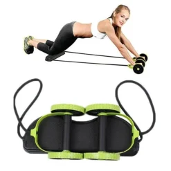 The Relaxation Nook Fitness-Gadgets|Gesundheits- Und Entspannungstools-AB Roller - Rumpfkrafttrainer mit Doppelrädern