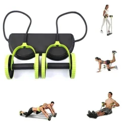 The Relaxation Nook Fitness-Gadgets|Gesundheits- Und Entspannungstools-AB Roller - Rumpfkrafttrainer mit Doppelrädern