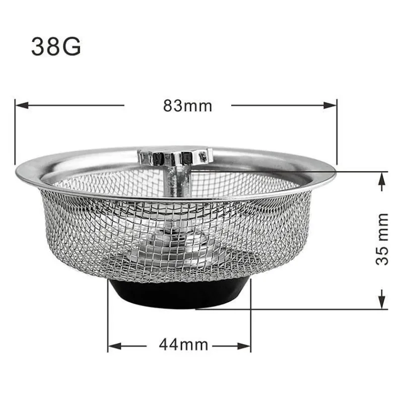 The Culinary Kit Küche & Esszimmer-Abflussfilternetz für die Spüle – Küchenabfallsieb
