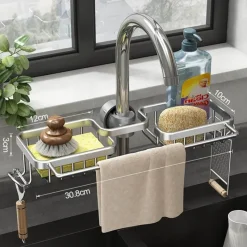 The Culinary Kit Küche & Esszimmer-Abflussregal-Organizer für die Spüle – Aufbewahrungslösung für die Küche