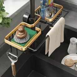 The Culinary Kit Küche & Esszimmer-Abflussregal-Organizer für die Spüle – Aufbewahrungslösung für die Küche