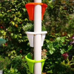 Nomad Gear Camping Im Freien|Outdoor & Garten-Abflussrohr-Pflanzständer - Dekorativer Blumentopfhalter