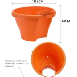 Nomad Gear Camping Im Freien|Outdoor & Garten-Abflussrohr-Pflanzständer - Dekorativer Blumentopfhalter