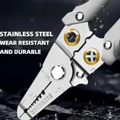 The Decor Haven Camping Im Freien|Outdoor-Artikel-Abisolierzange - Leistungsstarkes Elektrowerkzeug