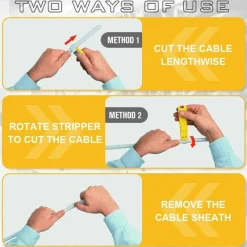 Cozy Living Outdoor & Garten|Camping Im Freien-Abisolierzange, Taschenmesser, Multifunktions-Handwerkzeug