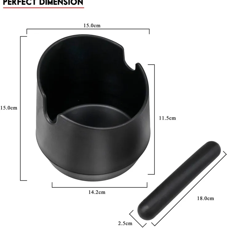 Tom Küche & Esszimmer-Abklopfbehälter für Espressosatz – unverzichtbarer Kaffeesatzbehälter für Baristas