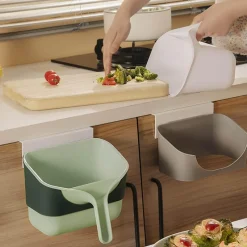 The Culinary Kit Küche & Esszimmer-Abnehmbarer Küchen-Mülleimer für Schranktüren – platzsparender Mülleimer