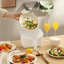 The Culinary Kit Küche & Esszimmer-Abnehmbarer Küchen-Mülleimer für Schranktüren – platzsparender Mülleimer