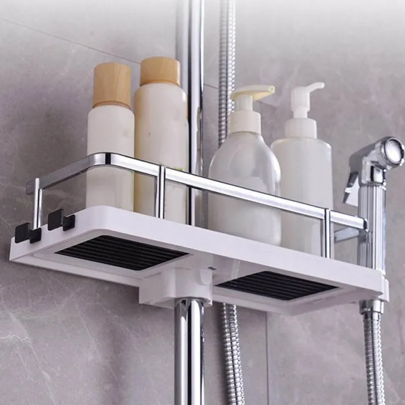 The Blissful Bath Badezimmer-Abnehmbares Duschregal – Elegantes Badezimmer-Organizer-Gestell