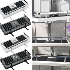 The Blissful Bath Badezimmer-Abnehmbares Duschregal – Elegantes Badezimmer-Organizer-Gestell