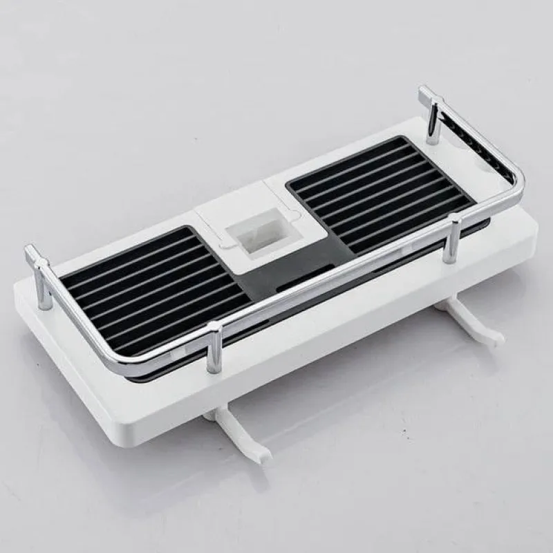 The Blissful Bath Badezimmer-Abnehmbares Duschregal – Elegantes Badezimmer-Organizer-Gestell