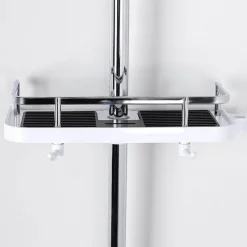 The Blissful Bath Badezimmer-Abnehmbares Duschregal – Elegantes Badezimmer-Organizer-Gestell