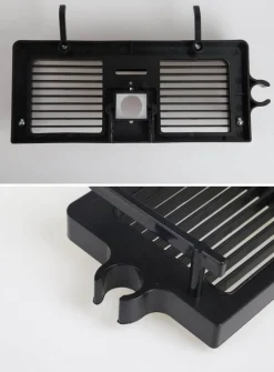 The Blissful Bath Badezimmer-Abnehmbares Duschregal – Elegantes Badezimmer-Organizer-Gestell