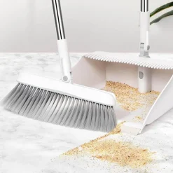 The Blissful Bath Badezimmer-Abnehmbares, faltbares Kehrschaufel-Set – vielseitiges Reinigungswerkzeug für das Homeoffice