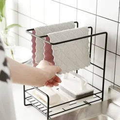 Space Savvy Küche & Esszimmer-Abnehmbares Organizer-Gestell für die Küchenspüle – platzsparende Aufbewahrungslösung