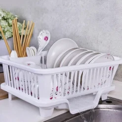 The Culinary Kit Küche & Esszimmer-Abtropfgestell – Organizer für die Küchenspüle