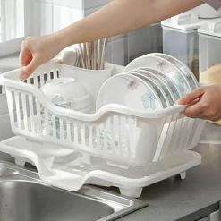 The Culinary Kit Küche & Esszimmer-Abtropfgestell – Organizer für die Küchenspüle