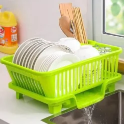 The Culinary Kit Küche & Esszimmer-Abtropfgestell – Organizer für die Küchenspüle