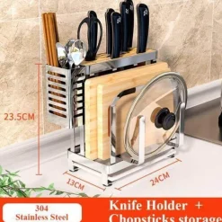 Space Savvy Küche & Esszimmer-Abtropfgestell für Utensilien aus Edelstahl – Küchen-Organizer für Kochgeschirr