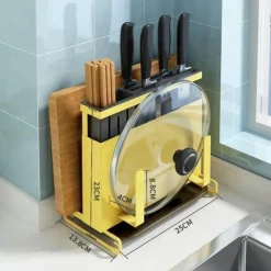 Space Savvy Küche & Esszimmer-Abtropfgestell für Utensilien aus Edelstahl – Küchen-Organizer für Kochgeschirr