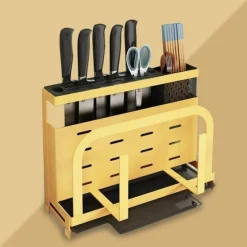 Space Savvy Küche & Esszimmer-Abtropfgestell für Utensilien aus Edelstahl – Küchen-Organizer für Kochgeschirr