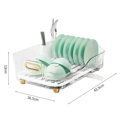 Space Savvy Küche & Esszimmer-Abtropfgestell, Gemüsekorb – platzsparender Küchen-Organizer